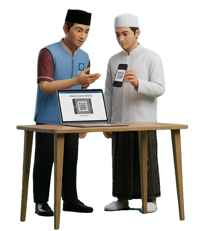 Illustration Presensi Jamaah